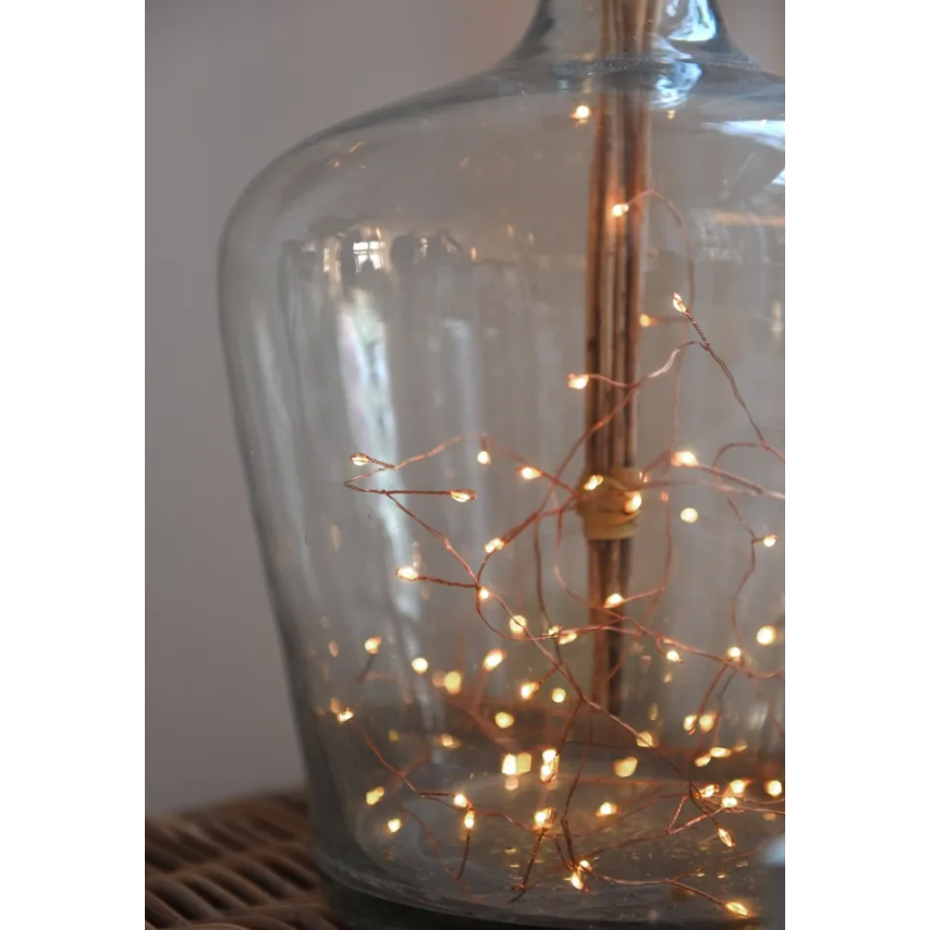 Cluster String Lights - Silver or Copper Design with 108 Warm LEDs