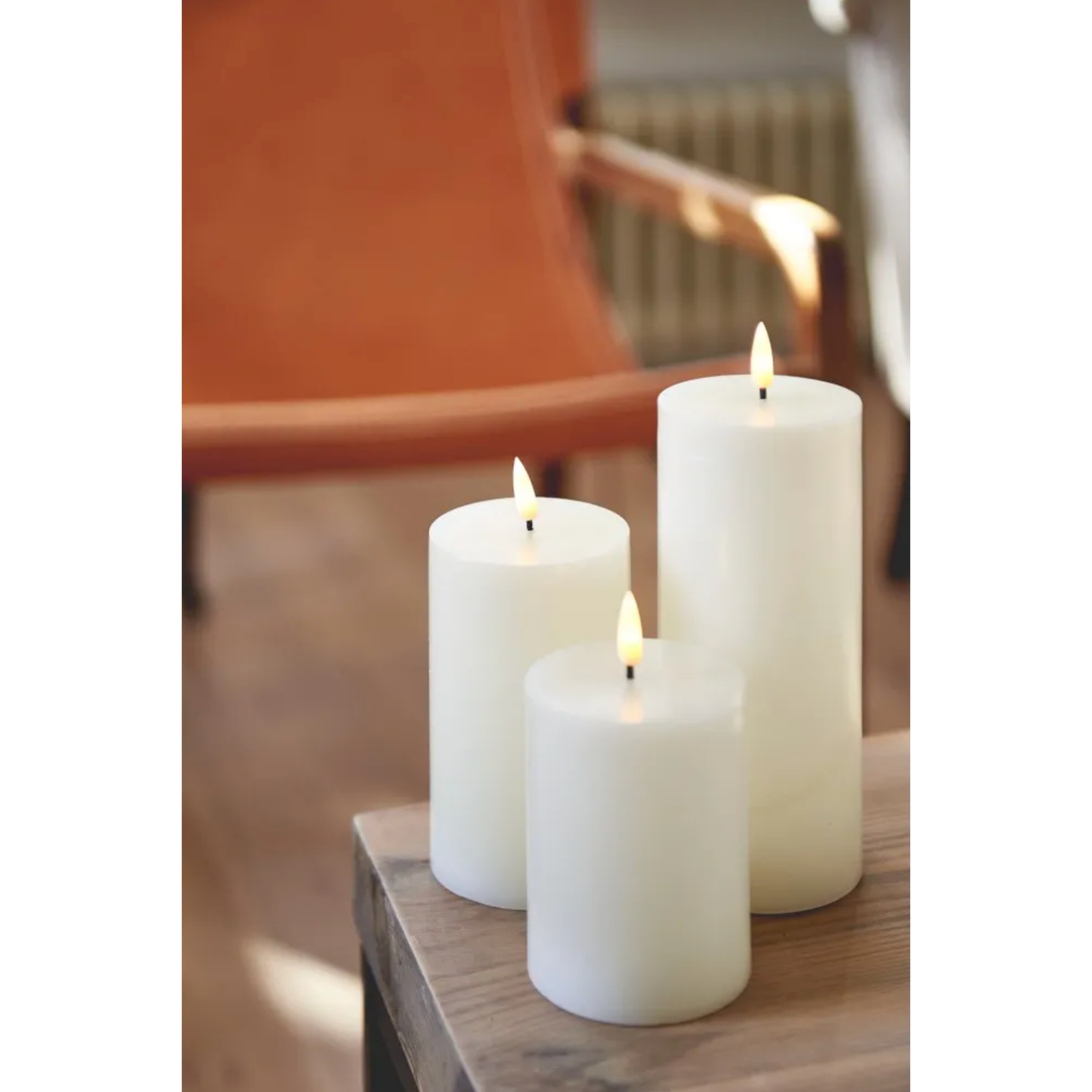 Pillar Candles - Set of 3