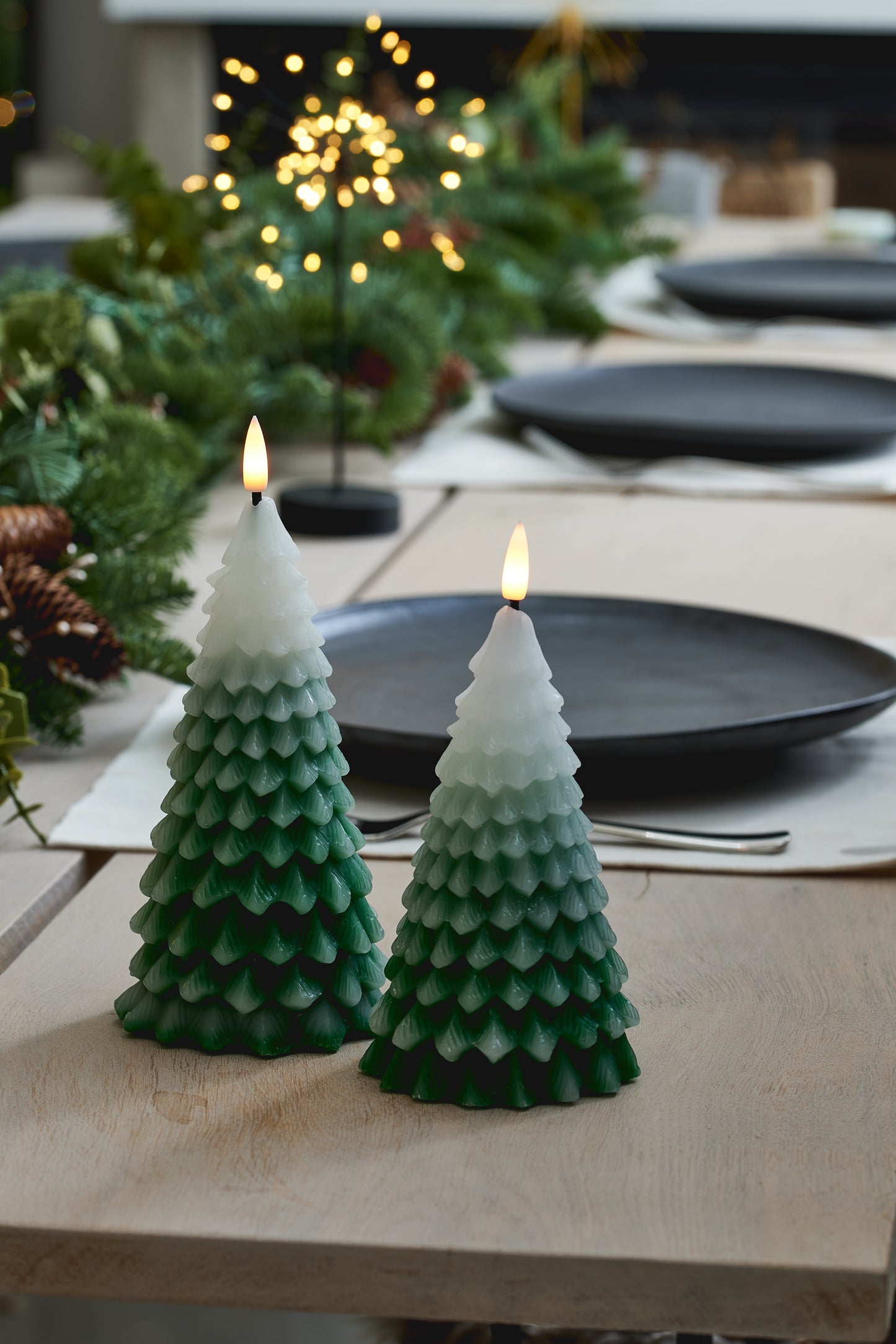 Winter Tree Candle (Set of 2)
