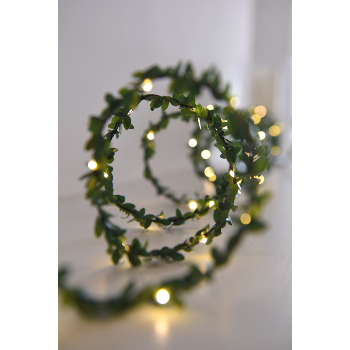 Greenery String Lights - Foliage Style Garland