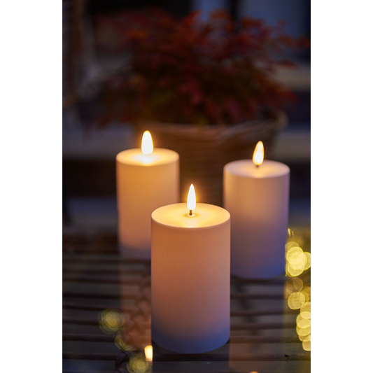 Outdoor Pillar Candle - Set of 2