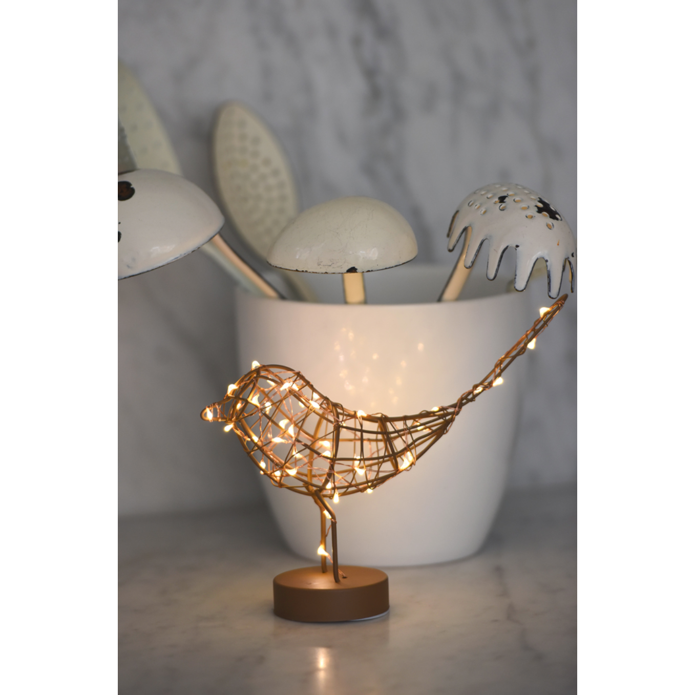 Table Robin Light - Cute LED Ornament