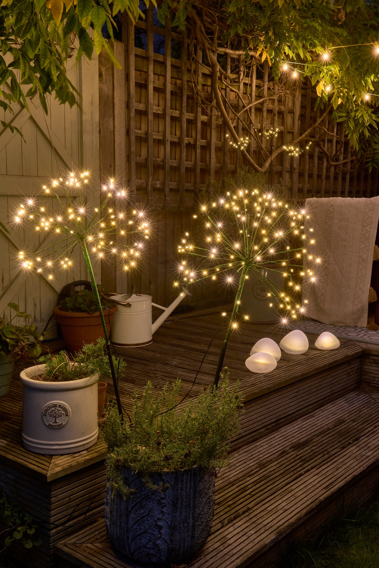Solar Dandelion Lights - Green
