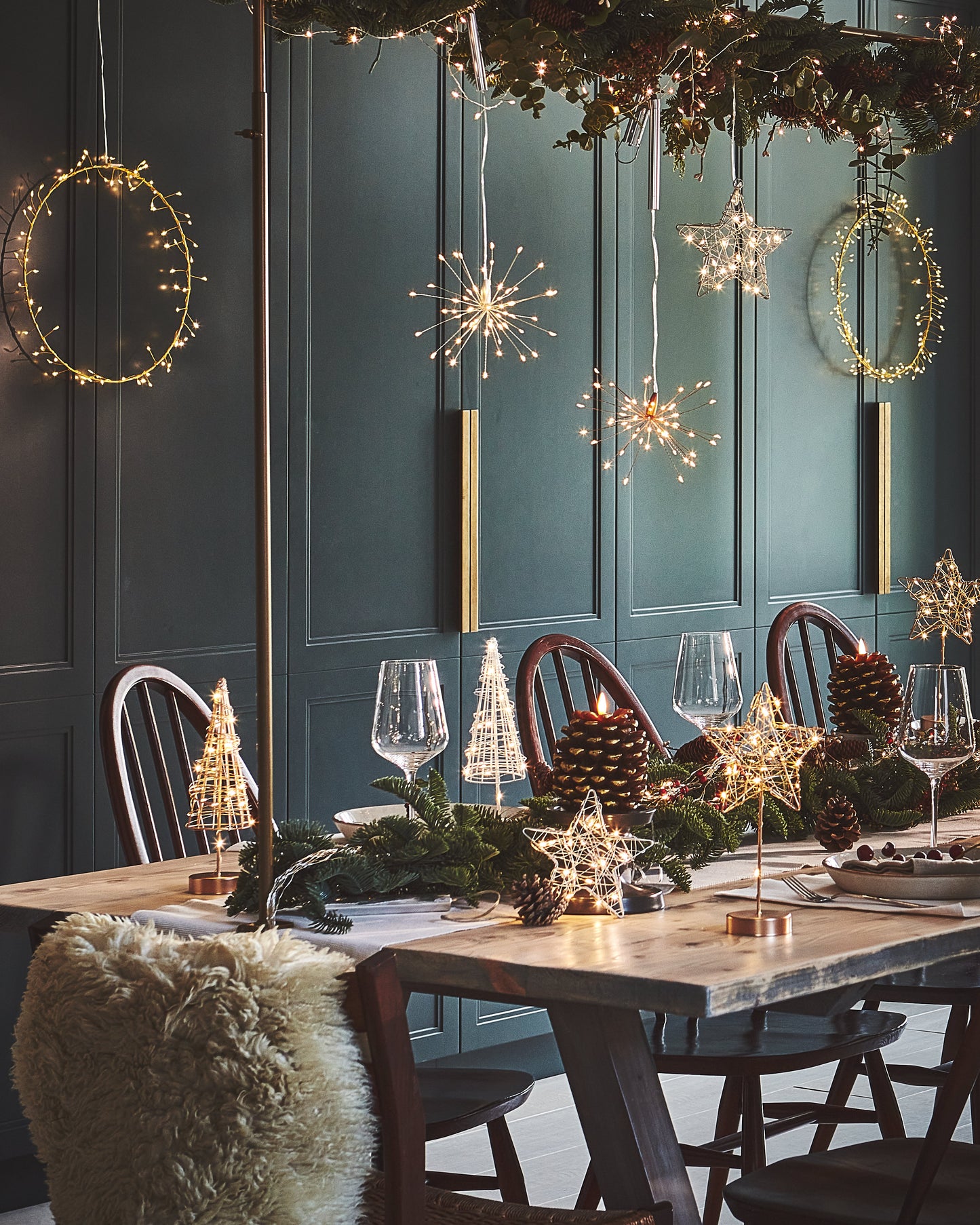 Hanging Starburst Light