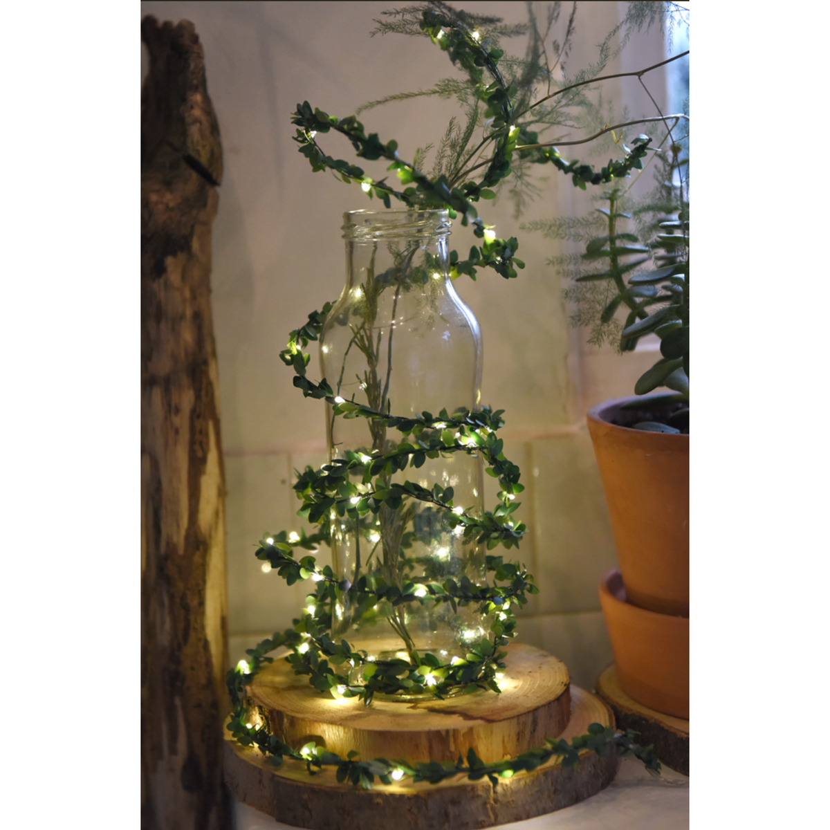 String Greenery Greenery String Lights - Foliage Style Garland – Lumina Of London
