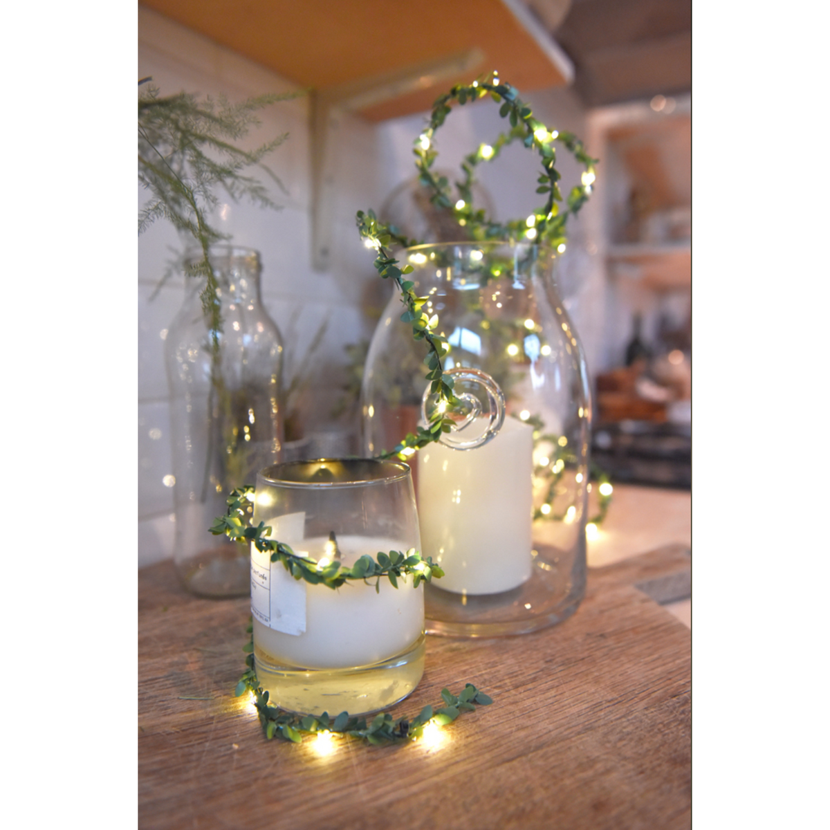 String Greenery Greenery String Lights - Foliage Style Garland – Lumina Of London