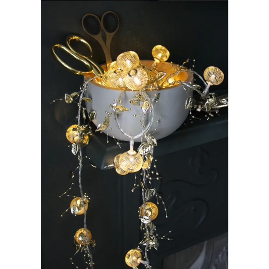 Ora String Lights - Glowing Orbs Along A Delicate Chain